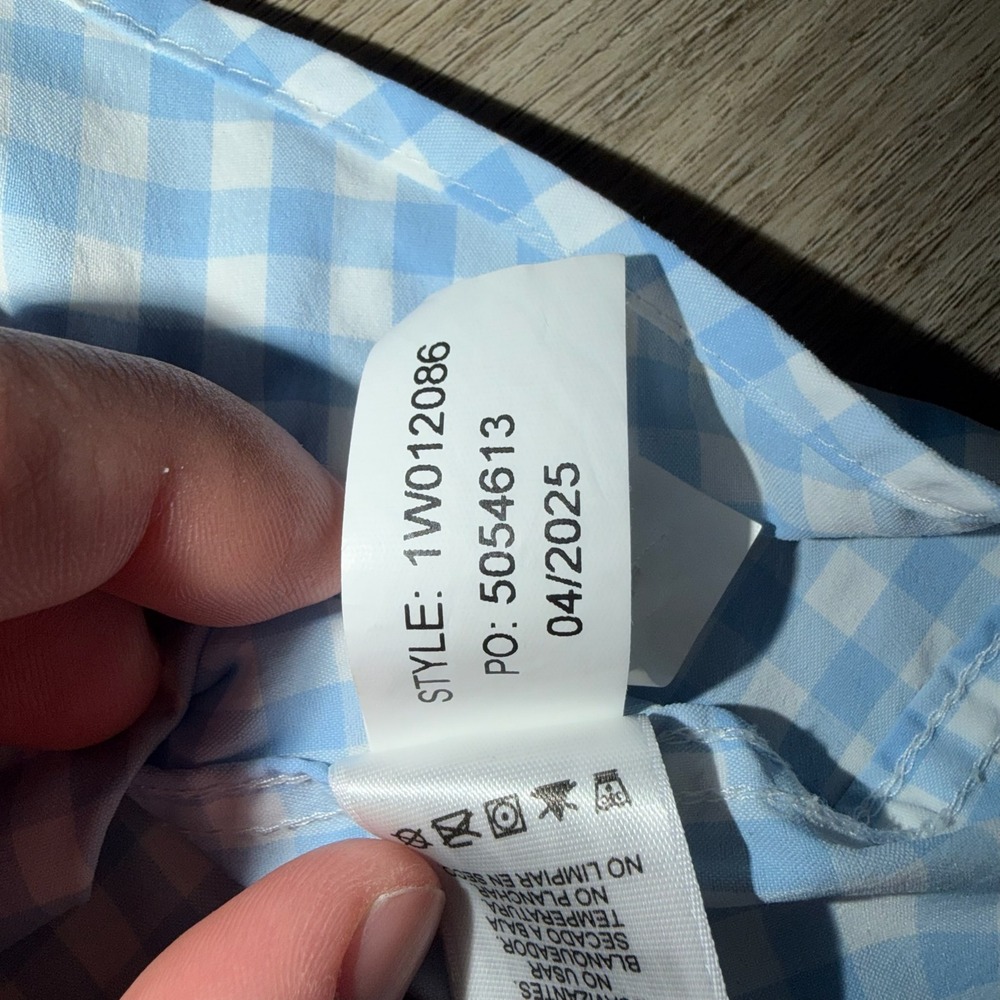 Vineyard Vines Blue Gingham Performance Button Do… - image 8